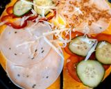 Tortilla club szendvics recept fázis 6 fotója