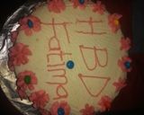 A picture of step 8 of Birthday cake.