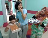 Foto langkah ke 7 dari resep Bolu panggang ubi ungu.