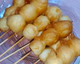 Foto langkah ke 3 dari resep Sate Telur Puyuh Goreng Tepung.