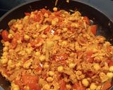Foto del paso 3 de la receta Pita con garbanzos y verduras