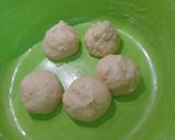 A picture of step 5 of Pumpkin Bread in Pumpkin shape (no oven bread).