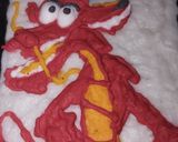 Foto del paso 2 de la receta: Feliz cumpleaños Luna!!! Mulan toda para vos!!🎉🎉🎂🎂🎈🎈