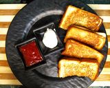 A picture of step 9 of Paneer tikka sandwich.