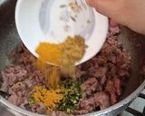 A picture of step 3 of Lobia Qeema (black eyed beans with mince).
