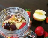 A picture of step 3 of Chia fruit salad.