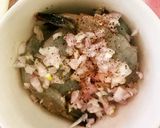 Hình bước làm 2 của món Canh bầu nấu tôm 🦐