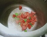 A picture of step 1 of Potatoes And brinjal egg plant veg.