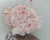 Foto langkah ke 4 dari resep Nasi Bola Udang Kukus - Baby Fingers Food - MPASI 8bulan.