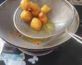 A picture of step 2 of Dahi vada (white udad dal).