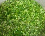 A picture of step 1 of Methi Mater malai.