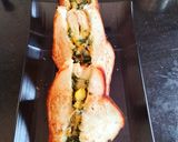 A picture of step 11 of Spinach corn sandwich.