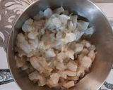 A picture of step 3 of Prawn pickle.