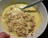 Foto del paso 2 de la receta Tostas de setas y bacon gratinadas con alioli