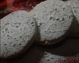 A picture of step 4 of Kourabiedes.