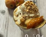 A picture of step 3 of Peach Crumble.