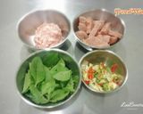 รูปขั้นตอนการทำที่ 1 ของ ผัดกะเพราแหนม-หมูสับ