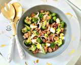 Foto del paso 7 de la receta Ensalada de brócoli con longaniza y queso fresco