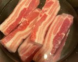 A picture of step 1 of Crispy Pork Belly with Fish Sauce.