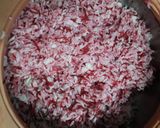A picture of step 3 of Beetroot pomegranates fried rice.