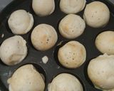 A picture of step 5 of Dahi Bhalla in Appampatra.