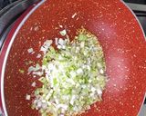 A picture of step 2 of Manchow Soup.