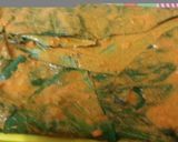 A picture of step 9 of Besan patra.