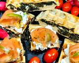 Une image de l'étape 1 de Gaufres feuilletées fourrées avec la pâte à tarte.