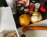 Csirkés kolbászos rigatoni recept fázis 1 fotója