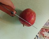 عکس مرحله 1 از دستور میوهآرایی سیب🍎