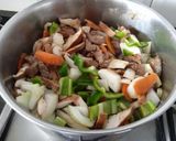 Foto del paso 6 de la receta Fideos chinos con ternera, setas y bambú