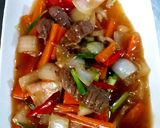 รูปขั้นตอนการทำที่ 4 ของ เนื้อผัดน้ำมันหอย
