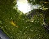A picture of step 6 of Palak potatoes curry.