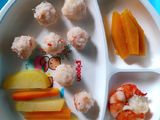 Nasi Bola Udang Kukus - Baby Fingers Food - MPASI 8bulan