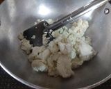 A picture of step 3 of Khoya Til Ladoo.