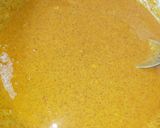 A picture of step 2 of Lahori fried fish.