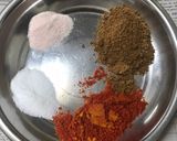 A picture of step 4 of Masala purple yam/kand.