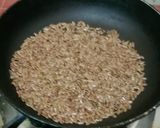 A picture of step 1 of Chocolate Zucchini Muffins (eggless).