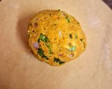 A picture of step 4 of Sattu Paratha.