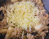 Foto del paso 5 de la receta: ARROZ CREMOSO CON BERENJENAS Y DOS QUESOS 🧀🫕🧀🍆🍚🍄‍🟫🍆🍚🌽