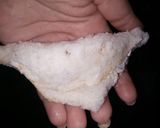 A picture of step 6 of Dahi ke shole.
