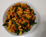 Foto langkah ke 3 dari resep Tempe Tahu Campur Kacang Saus Tiram.