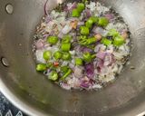 A picture of step 1 of Matar Onion Poha (Healthy morning breakfast).