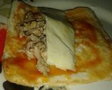 A picture of step 1 of Cheese chicken bread roll #iftarispecial #cookpad with huma.