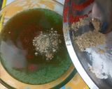 A picture of step 8 of Pani puri.