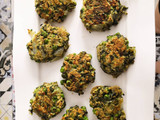 Hamburguesas caseras de espinaca y guisantes