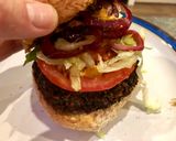 A picture of step 5 of Black Bean and Cashew Burger.