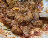 A picture of step 4 of Mutton Liver Masala.