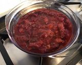 Une image de l'étape 4 de Compote de prunes d ente et pêches de vigne à la vanille.