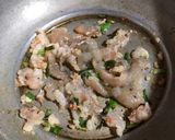 Hình bước làm 3 của món Canh rau tập tàng nấu tôm